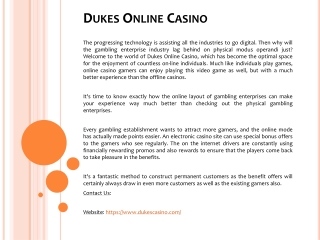 Dukes Casino