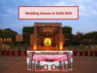 Best Wedding Venues in India| Wedding Venue