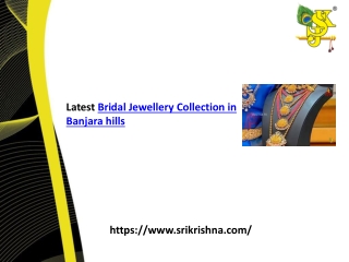 Bridal Jewellery Stores Banjara Hills | Diamond jewellery show rooms