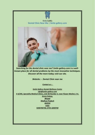 Dental Clinic Near Me  Smile-gallery.com
