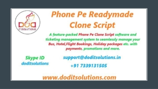 Online Readymade Phone Pe Clone System - DOD IT SOLUTIONS