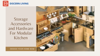 Storage Accessories and Hardware For Modular Kitchen