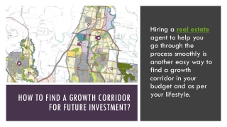How To Find a Growth Corridor For Future Investment