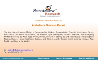 Ambulance Services Market Size, Share, Trend, Forecast, & Industry Analysis