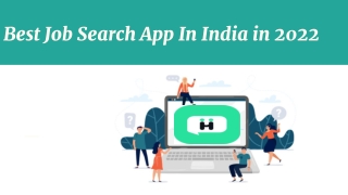 Best Job Search App in  India in 2022