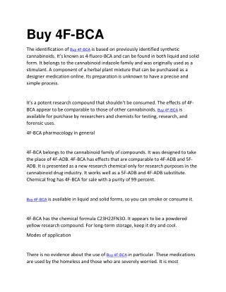 Buy 4F-BCA