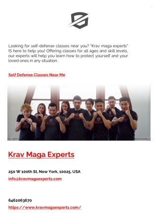 PPT - Self Defense Classes Near Me Kravmagaexperts.com PowerPoint