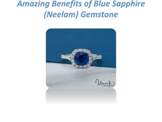 6 Amazing Benefits of Blue Sapphire (Neelam)