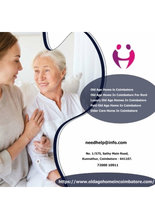 Elder Care Home In Coimbatore