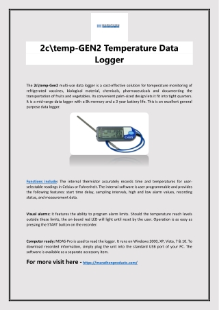 2c\temp-GEN2 Temperature Data Logger