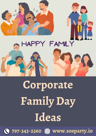 Corporate Family Day Ideas