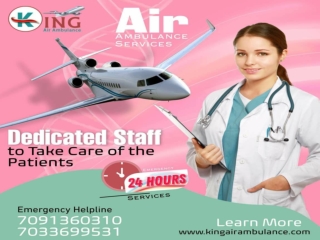 King Air Ambulance Service in Guwahati-Patient Feel Relief