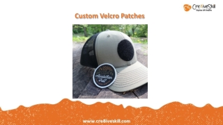 Quality And Unique Velcro Embroidery Patches | Cre8iveSkill