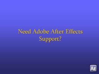Adobe After Effects Plugin Development