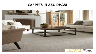 CARPETS IN ABU DHABI