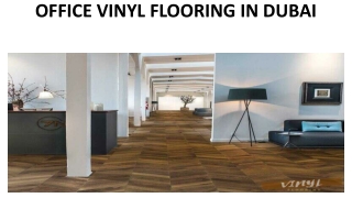 OFFICE VINYL FLOORING IN DUBAI