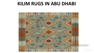 KILIM RUGS IN ABU DHABI