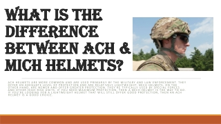 What is the difference between ACH & MICH