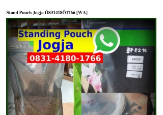 Stand Pouch Jogja