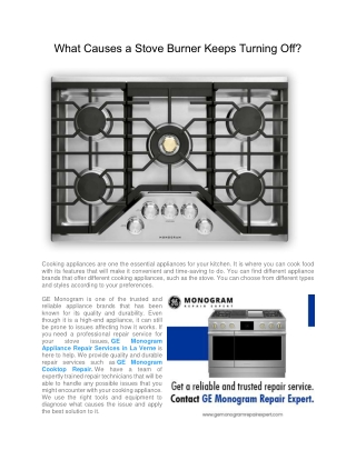 What Causes a Stove Burner Keeps Turning Off