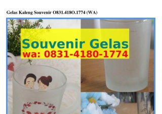 Gelas Kaleng Souvenir Ô8Зl•4l8Ô•l774{WA}