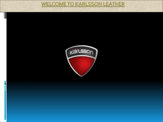 Custom Made Leather Sofas - Karlsson Leather