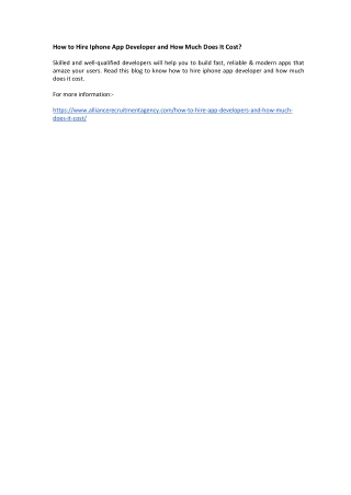 5 hire iphone app developer