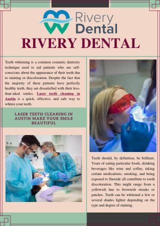 Worried About Finding Best Dentist Near Me? Choose Rivery Dental