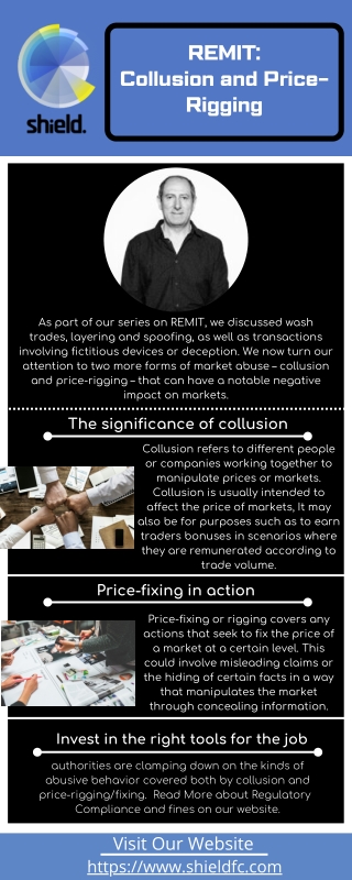 Market Manipulation By Collusion and Price Rigging - Shield