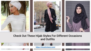 Check Out These Hijab Styles For Different Occasions and Outfits