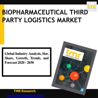 Biopharmaceutical Third Party Logistics Market - Growing Trend