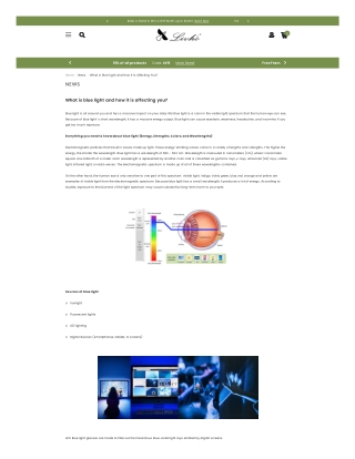 What is blue light and how it is affecting you? – Livho
