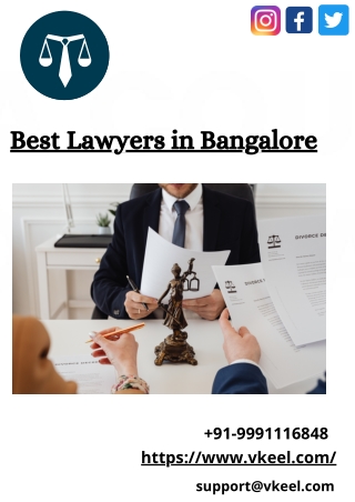 Best Lawyers in Bangalore - Vkeel INDIA
