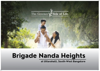 Brigade Nanda Heights at Uttarahalli, Bengaluru | Brochure