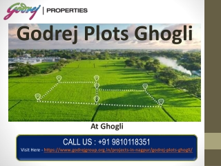 Godrej Plots Ghogli | Launches All Sizes Residential Plots