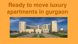 Ready to move luxury apartments in gurgaon (1)