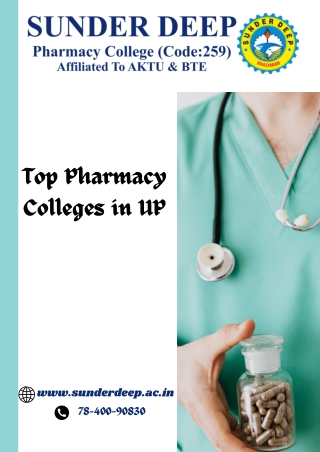 D Pharma Course in UP|B Pharma Course in Ghaziabad| Best Pharmacy College in UP