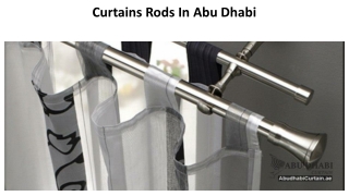 Curtains Rods In Abu Dhabi