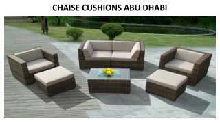 CHAISE CUSHIONS ABU DHABI