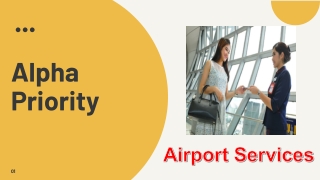 Meet and Greet Airport Services | Alpha Priority