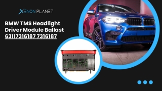 BMW 7316187 03 Headlight Driver Module Ballast