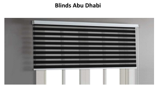 Blinds Abu Dhabi