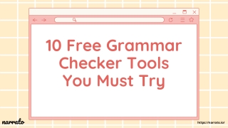 10 Free Grammar Checker Tools To Try!