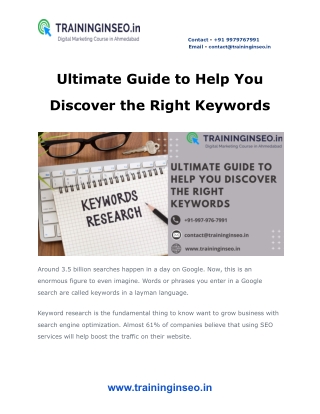 Ultimate Guide to Help You Discover the Right Keywords