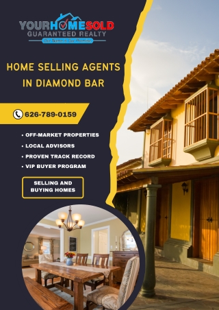Home Selling Agents in Diamond Bar ||Your Home Sold Guaranteed Realty