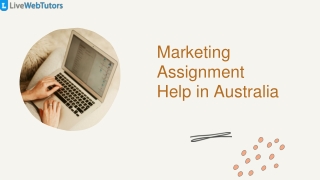 Marketing Assignment Help in Australia