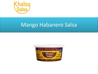 Mango Habanero Salsa