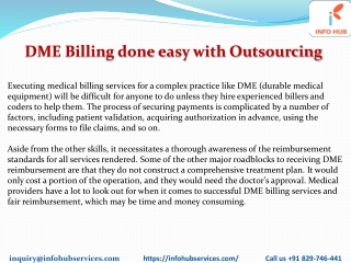 DME Billing done easy with Outsourcing