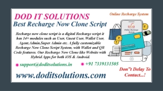 Online Readymade Airtel Pay Clone System - DOD IT SOLUTIONS