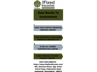 Best Bonds To Invest